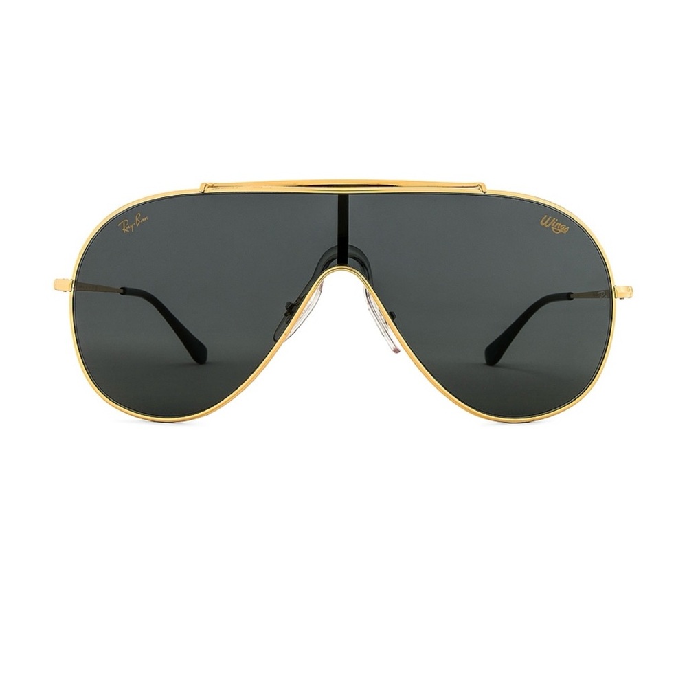 Ray Ban Pilots in gold - worn once!